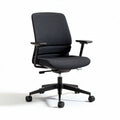 Ergonomic office chair with adjustable height in charcoal fabric 60 x 60 x 90cm
